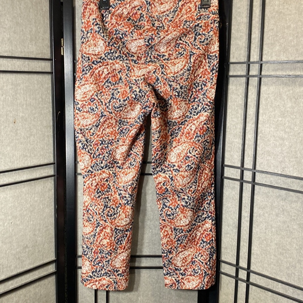 Peck & Peck cotton poly cropped pants size 6 elastic waist lots of stretch!! - Picture 3 of 10